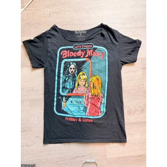 Vintage style Bloody Mary creepy co women's tee - Picture 2 of 6